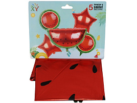 Набор шаров фольгированных 5шт Арбуз