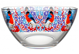 НГ Салатник 16см 425/1-Д Снегири на рябине