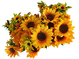 Цветок букет Подсолнух №56 50см