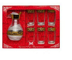 Набор подарочный 944/1256/01/9032 Богемия 7пр (кувшин+6 стаканов)