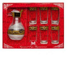 Набор подарочный 944/1256/01/9032 Богемия 7пр (кувшин+6 стаканов)