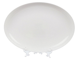 Блюдо керамика 24*33см 448937 Бэль белое