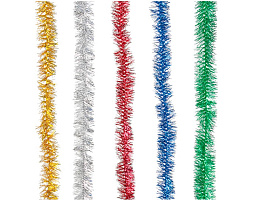 Мишура №23 М-132 красная