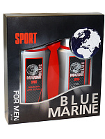 Набор мужской Blue Marine Sport (шамп+гель д/д)4715/0232