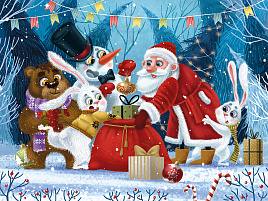 НГ Пазл 60эл. Мешок подарков 81054