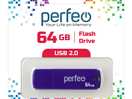 Флеш-драйв Perfeo USB 64Gb C05 фиолетовый