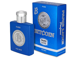 Туалетная вода мужская Bitcoin В(Биткоин В)100мл синий