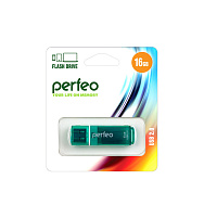 Флеш-драйв Perfeo USB 16Gb C13 зеленый