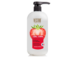 Гель для душа Вестар 0,8л крем Клубника со сливками курок