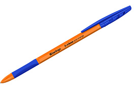 Ручка Berlingo 70960 "Tribase grip orange" синяя, 0,7мм, грип