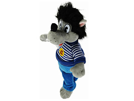 Мягкая игрушка Мульти-пульти V70543-25A волк "ну, погоди", 20см, муз. чип, в кор