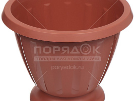 Вазон 10л Пальмира М1563 коричневый