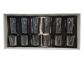 Набор подарочный 1256/1249/06/6454 Сияющий графит(6стаканов высоких+6стаканов низких)