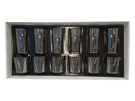Набор подарочный 1256/1249/06/6454 Сияющий графит(6стаканов высоких+6стаканов низких)