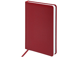 Ежедневник А5 BRAUBERG 123427 недат. "Profile", под фактурную кожу, 160л., бордовый