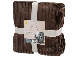 Плед-покрывало 180*200 Silvano Неаполь шоколад 503341/8299