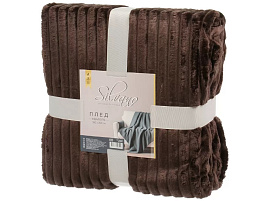 Плед-покрывало 180*200 Silvano Неаполь шоколад 503341/8299