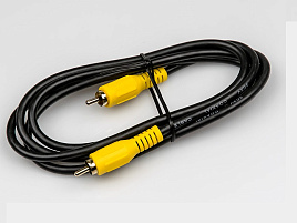 Кабель DIALOG CA-0415 black - аудио-/видеокабель коаксиальный RCA (M) - RCA (M), длина 1.5 м, в пакете