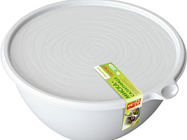 Набор мисок 2шт С862 светло-серый