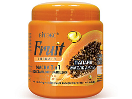 Маска для волос Белита Fruit Terapy Восстан.3в1 Папайя и мас.амлы д.сух..и пов.в. 450мл 9058