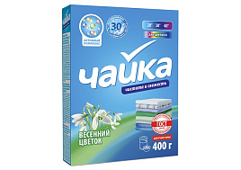 Стиральный порошок Чайка 400г М ручной .Весенний цветок.