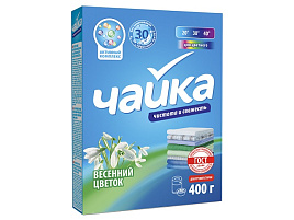 Стиральный порошок Чайка 400г М ручной .Весенний цветок.