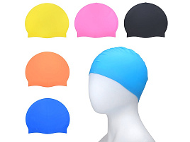 Шапочка для плавания 00-6119 взрослая, резина