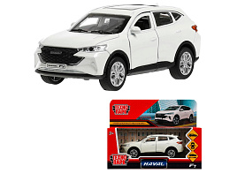 Машина металлическая F7-12-WH HAVAL "haval f7", длина 12 см, дв, багаж, инер, белый, в кор.
