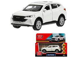 Машина металлическая F7-12-WH HAVAL "haval f7", длина 12 см, дв, багаж, инер, белый, в кор.