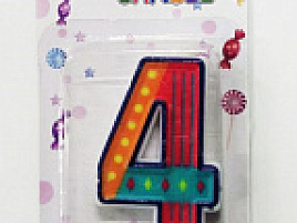 Свеча-цифра "4" ЧО2005/4