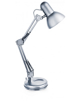 Лампа настольная офисная KD-313 Camelion серебро 6542
