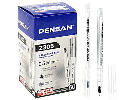 Ручка Pensan Triangle 2305 черная, треуголная