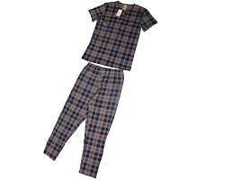 Белье костюм мужской №10 Клетка (48-56р-р)