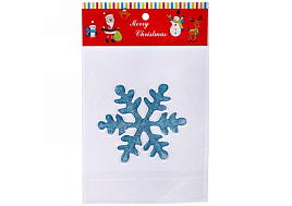 НГ Наклейка на окно 185-0304 Снежинка