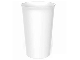 Стакан пластик 435220216/8969 белый 400мл