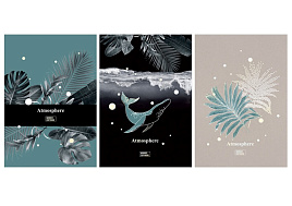 Тетрадь 80л. А4  Т4ск80_тф 11202 "Wonder", тиснение голографической фольгой