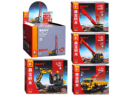 Конструктор Брик 712024-712027 Техника для стройки