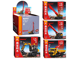 Конструктор Брик 712024-712027 Техника для стройки