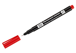 Маркер OfficeSpace PMET_66006 красный, тонкий металл. наконечник, 0,5мм