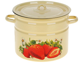 Кастрюля эмаль 9л С1622.П*59 Клубника садовая
