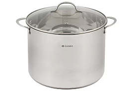 Кастрюля нержавейка 18л Daniks GS-01338-32HCA-18L/9798 индукция