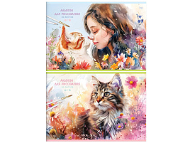 Альбом для рисования 20л. BG АР4ск20 08593 "Акварельная гармония"