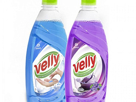 Средство для посуды Грасс Velly 0,5л Бархат.фиалка 125383/9899