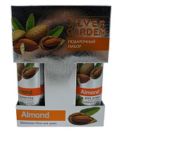Набор женский Silver Garden Миндаль(шамп+гель д/д.250мл)