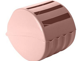 Держатель для туалетной бумаги Бочонок-волна 1511 йогуртовый