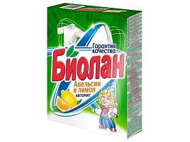 Стиральный порошок Биолан Автомат 350г.Апельсин и лимон М