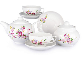 Сервиз чайный 14пр 09887 Багульник