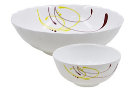 Набор салатников керамика 6пр 7PCCB 7081 Модена 6049