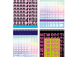 Блокнот 60л. BG Б6гр60 8889 на гребне "New post"