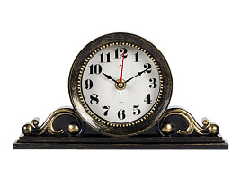 Часы настольные "21 Век" 26*14 2514-001 Классика черные с золотом